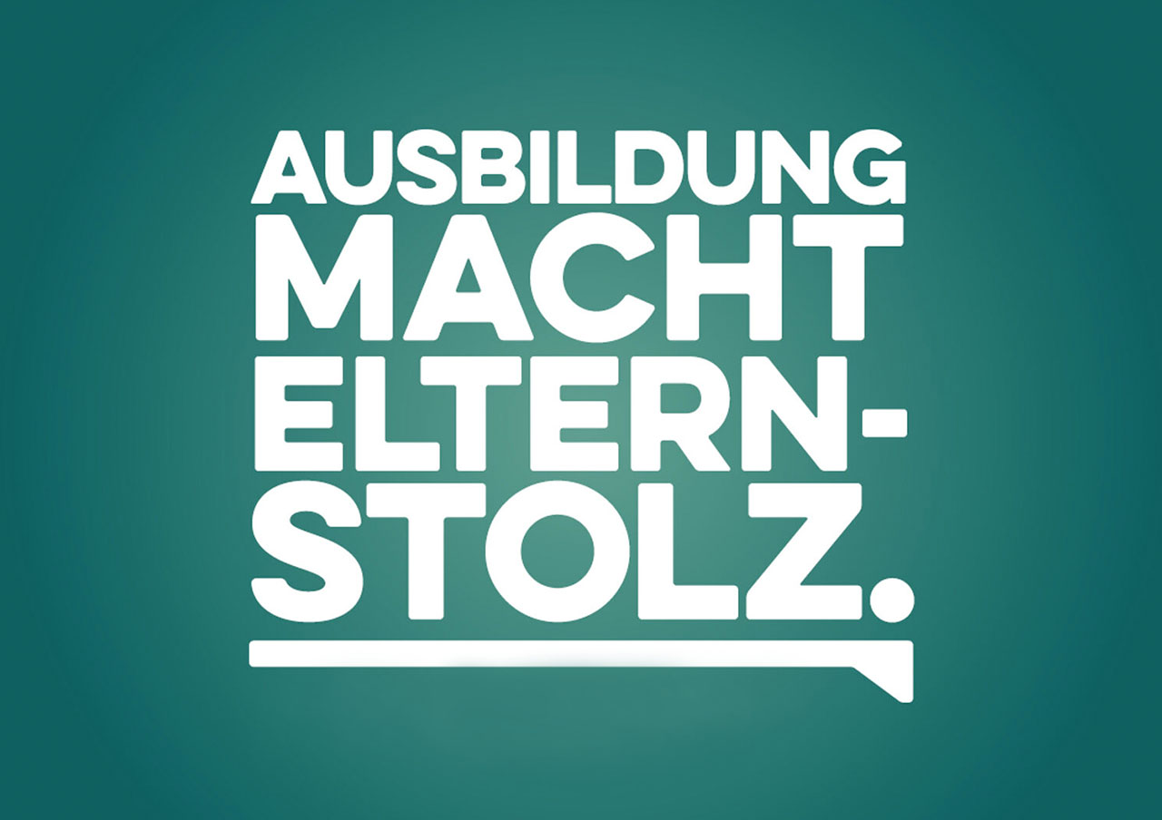 Ausbildung macht Eltern stolz